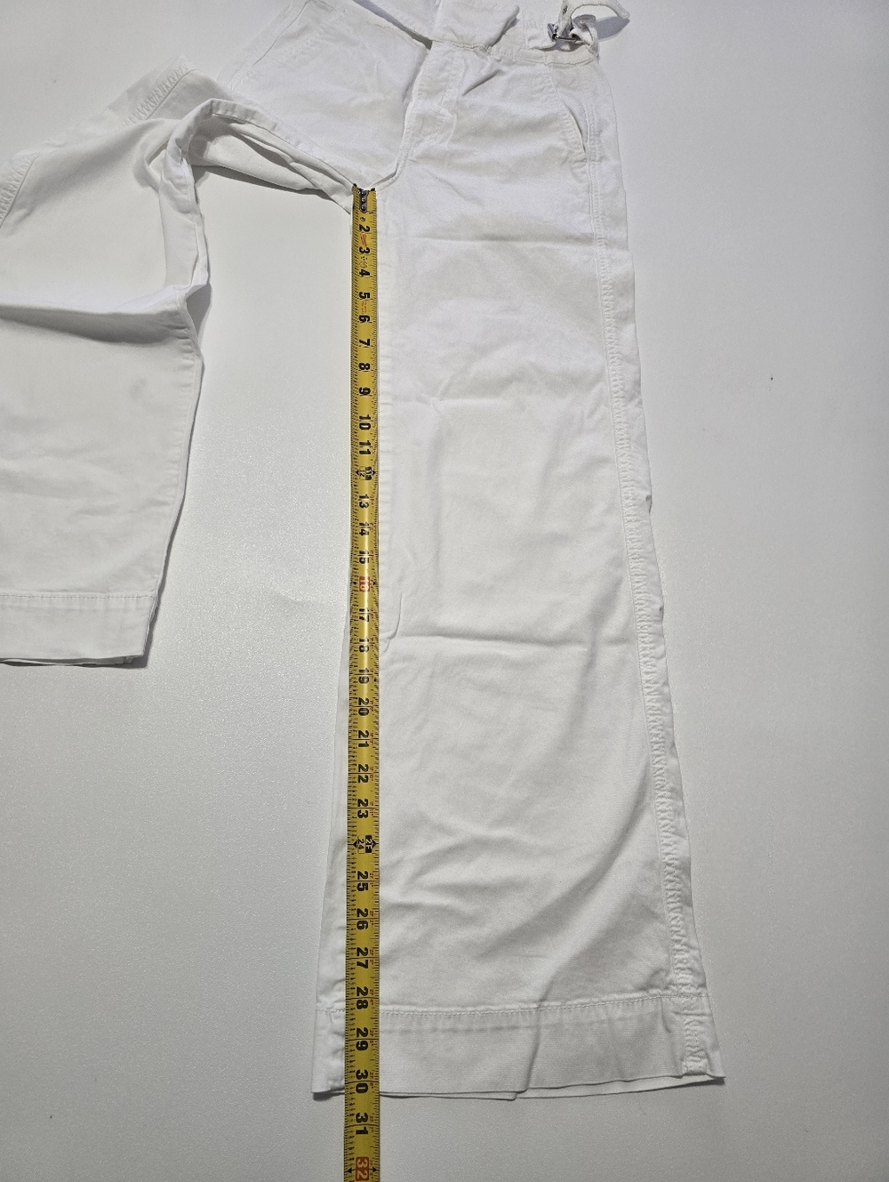 Joe's Jeans White Wide-Leg High-Rise Pants - Picture 14 of 16